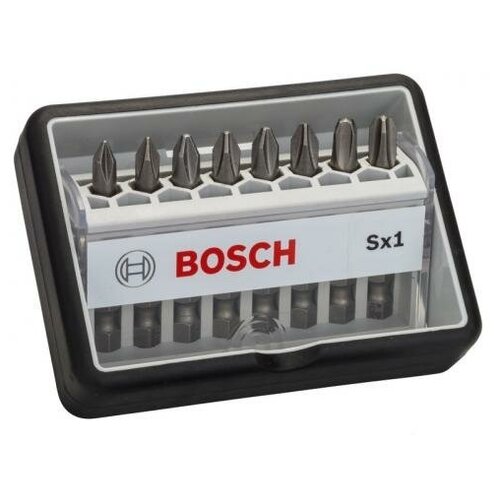 сверло винтовое по металлу bosch robust line 2 607 019 925 10 x 87 мм Набор бит BOSCH (8шт) PH1/2/3х49мм Robust Line 2607002556