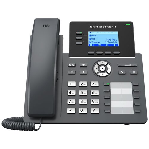 Телефон IP Grandstream GRP-2604P черный телефон ip grandstream grp 2612p черный