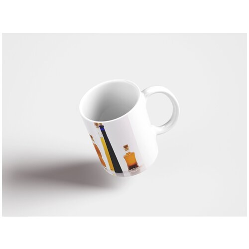 фото Кружка "косметика, масло, масло для тела 320 мл. белая lotsprints