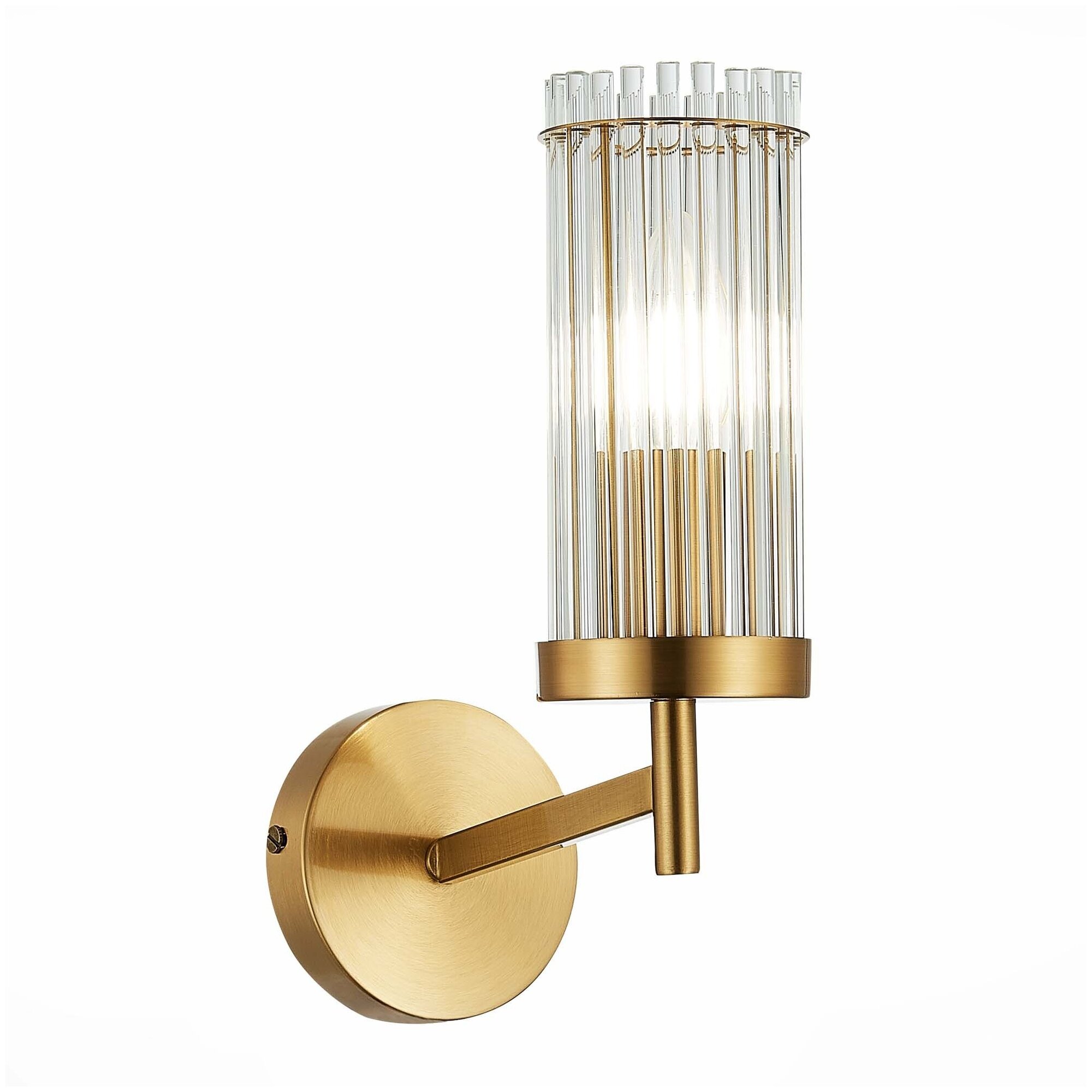 Бра ST-Luce Латунь/Прозрачный E14 1*60W