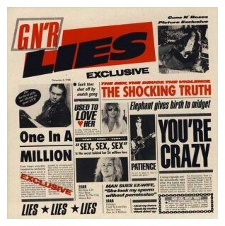Guns N Roses G N R Lies, CD