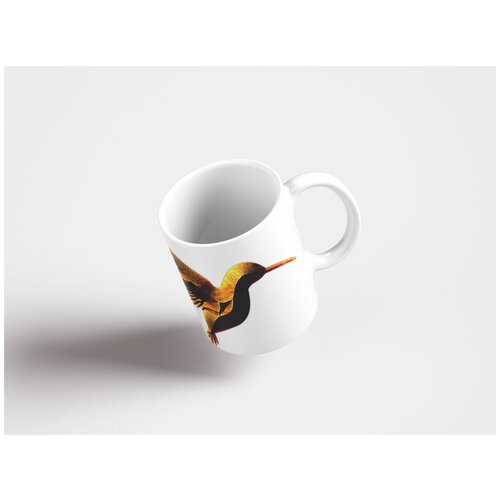 фото Кружка "птица, дикий полет, готический стиль 320 мл. белая lotsprints