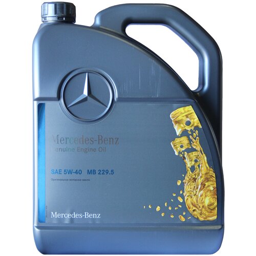 фото Масло моторн mb 229 5 sae 5w40 5л mercedes-benz genuine engine oil mb