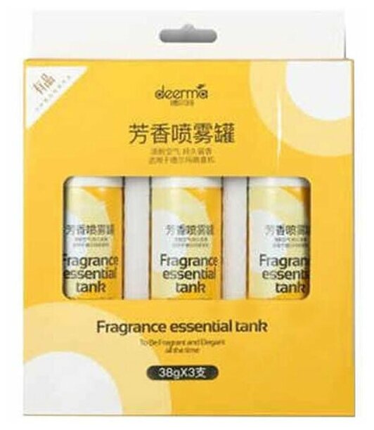 Дополнительный блок Xiaomi Deerma Fragrance Essential Tank DEM-HC777 3шт для Deerma Automatic Aerosol Dispenser DEM-PX830