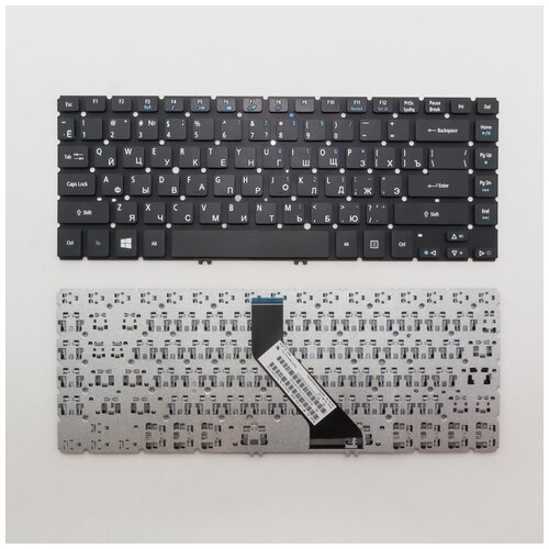 Клавиатура для ноутбука Acer Aspire V5-431 черная без рамки 680₽