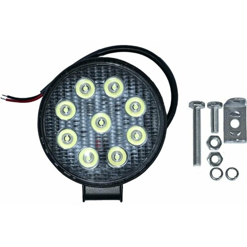 Фара Дали-Авто пр/т универс. круглая светодиодная 27W 9 LED,9-40V, 128х114х36 мм DA-02363