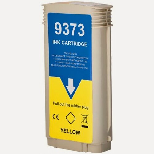 Изображение товара Струйный картридж NV Print 72 (NV-C9373A) Yellow для HP DesignJet T1100, T1120, T1200, T1300, T610, T620, T770, T790, T2300, T795 (130 мл)