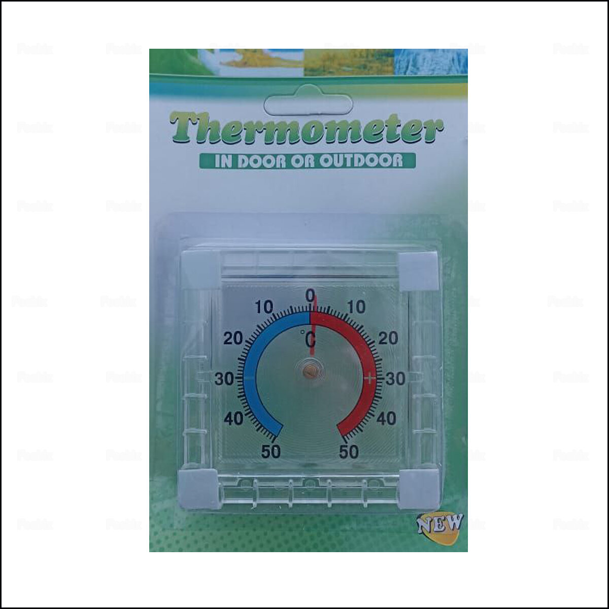 Термометр оконный биметаллический для дома, уличный градусник