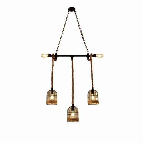 Подвесной светильник Мелодия Света PS1N A472-3 BK+BRN 000030578