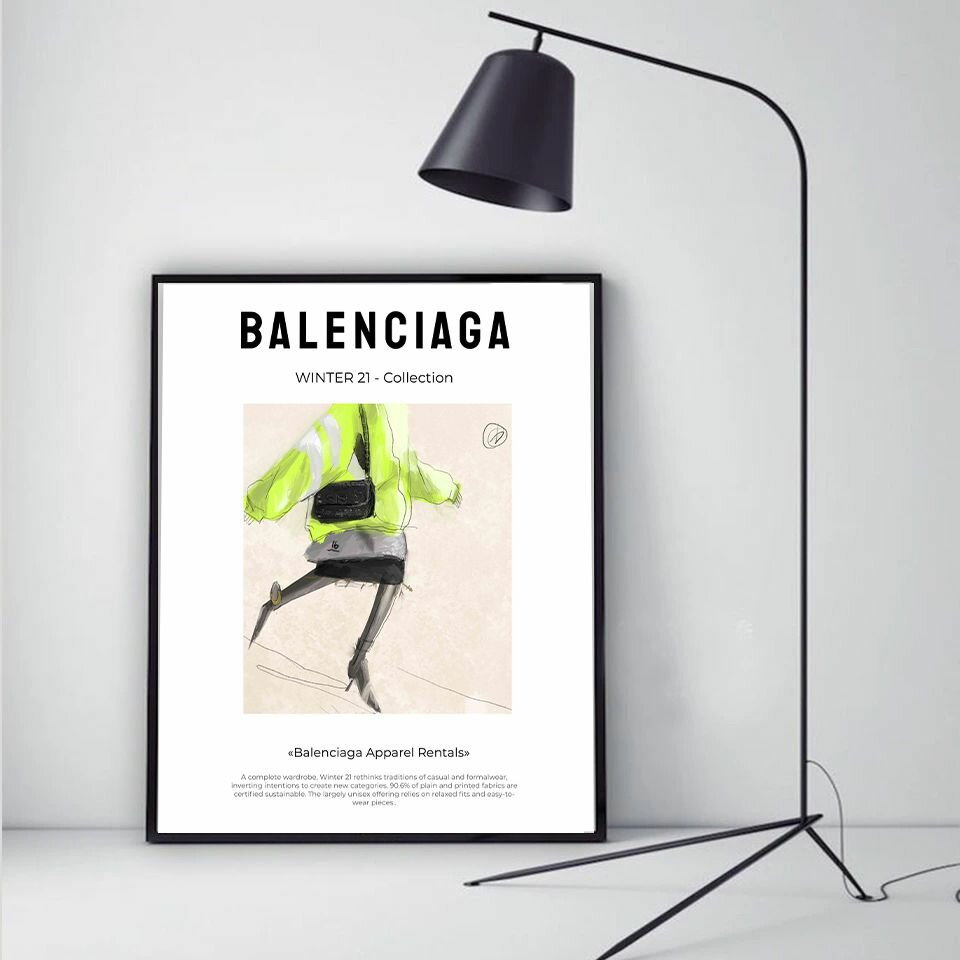 Постер, плакат на стену Balenciaga