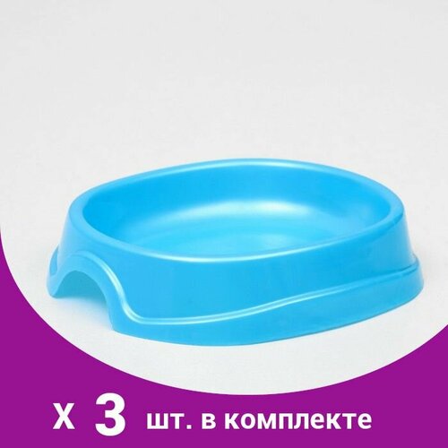 миска для животных складная homepet tpr красная 0 35 л 13 х 13 х 5 см 1 шт Миска 1 'Нулевка' 0,2 л, 13,5 х 12,5 х 3 см, голубой перламутр (3 шт)