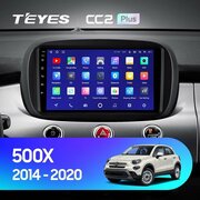 Штатная магнитола TEYES CC2 Plus 9.0" 4 Gb для Fiat 500 2014-2020