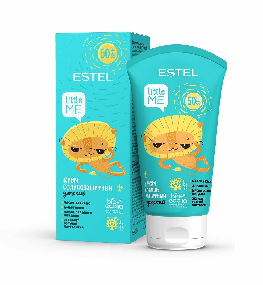 ESTEL Little Me Детский солнцезащитный крем для лица и тела SPF 50, 150 мл