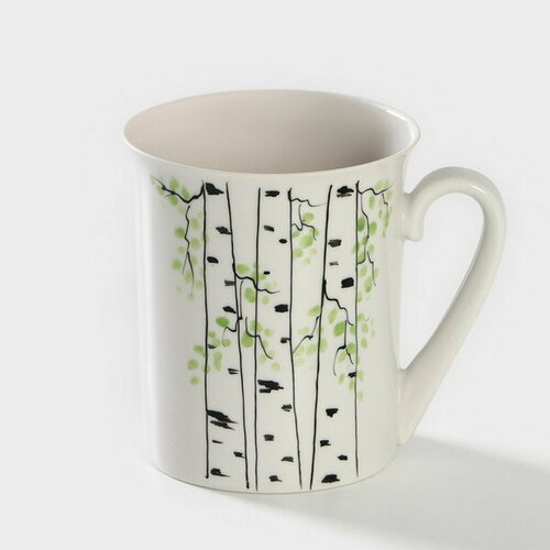 Кружка фарфоровая Березки 300 мл 806₽