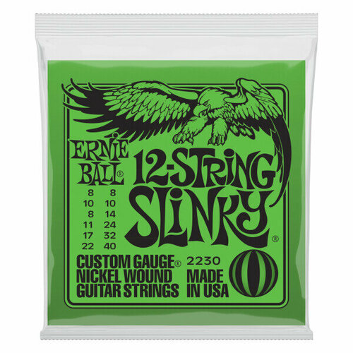 Струны для электрогитары Ernie Ball 2230 средство для ухода ernie ball wonder wipes string cleaner p04277 розовый черный 6 шт