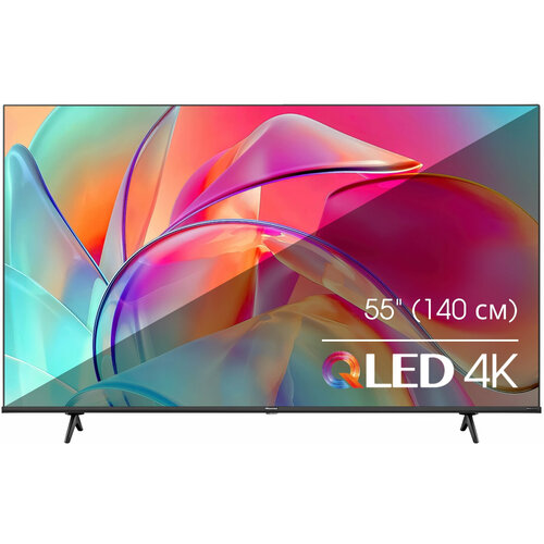 Телевизор QLED Hisense 55 55E7KQ черный 4K Ultra HD 60Hz DVB-T DVB-T2 DVB-C DVB-S DVB-S2 USB WiFi Smart TV 5009000₽