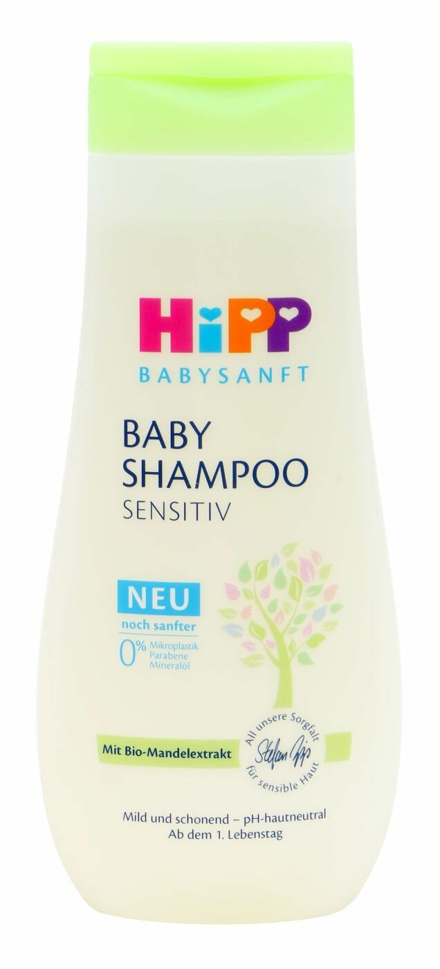 Hipp Babysanft Шампунь детский для чувствительной кожи с экстрактом миндаля, 200 мл (из Эстонии)
