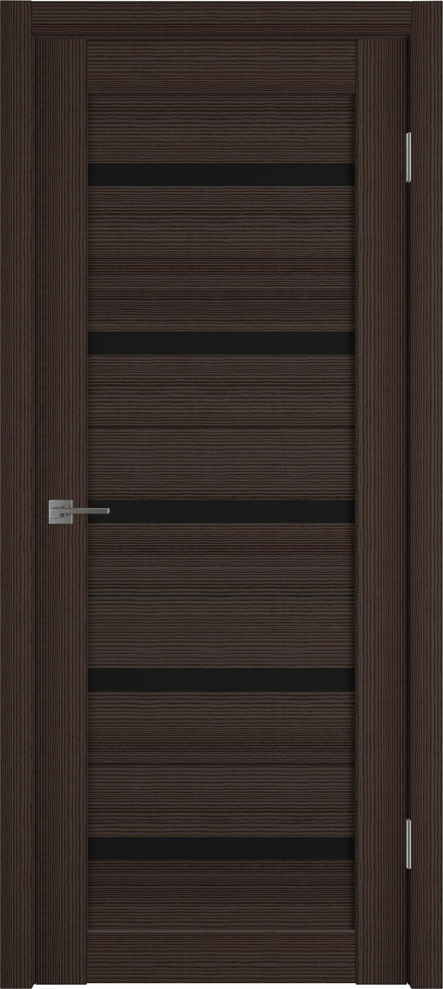 Дверное полотно ATUM X 7 WENGE (венге) BLACK GLOSS 800*2000