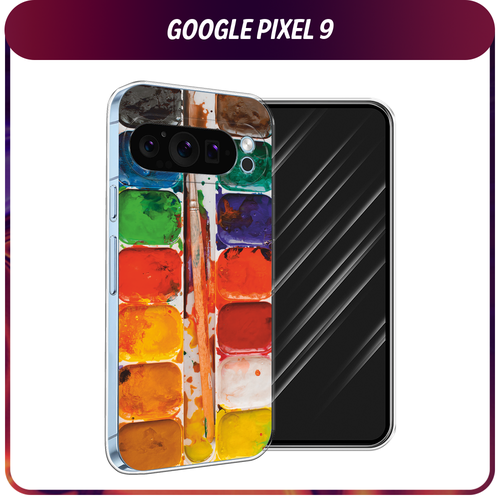 Силиконовый чехол на Google Pixel 9 / Гугл Пиксель 9 Акварель силиконовый чехол на google pixel 9 гугл пиксель 9 бриллианты