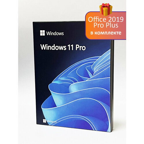 Windows 11 Pro USB Box + Office 2019 Pro Plus на карточке microsoft windows 11 professional лицензионный ключ активации