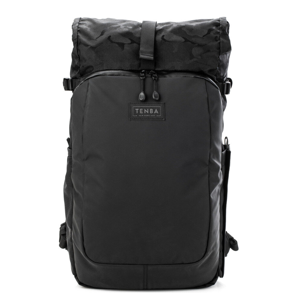 Рюкзак городской 16 литров с отделением для фотоаппарата и ноутбука Tenba Fulton v2 16L All WR Backpack Black/Black Camo 637-738