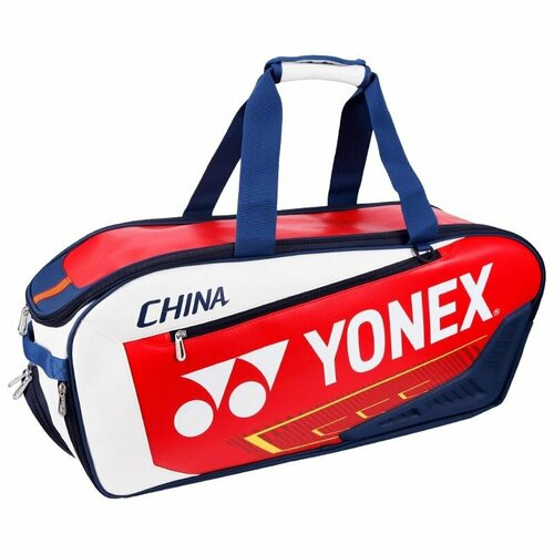 Сумка для бадминтона Yonex Expert Bag (China Edition), красно-белая yonex чехол на 6 ракеток yonex