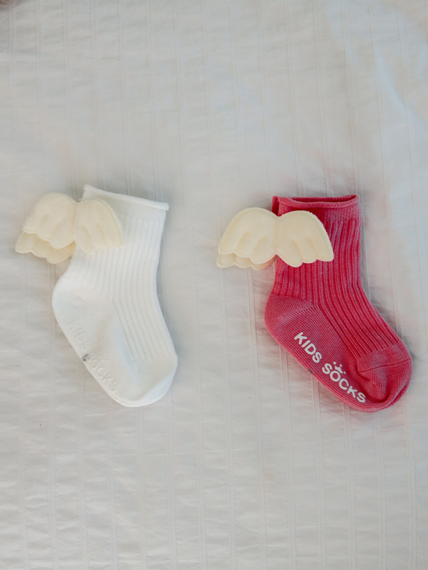 Носки ZFMP Осень-Зима 2023 2 пары размер S белый/розовый