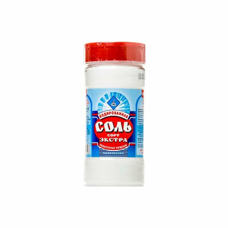 Соль экстра йодированная поваренная пищевая  350 г * 4 шт.
