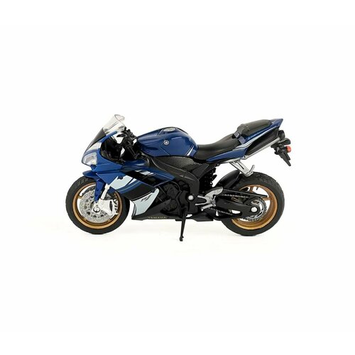 Мотоцикл WELLY 1:18 YAMAHA YZF-R1 2008, синий защитная крышка для решетки радиатора мотоцикла yamaha yzf r1 yzf r1 2015 2021 yzf r1m r1m 2015 2021