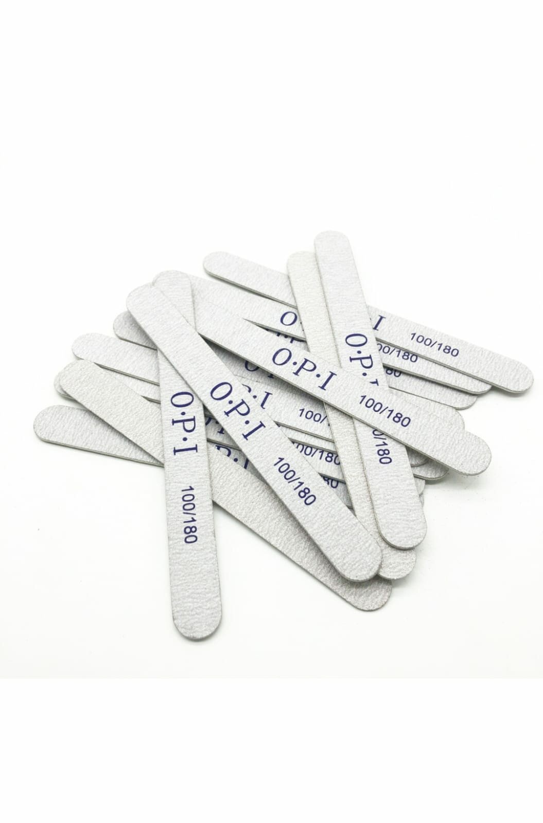 Пилки OPI для ногтей, белые, 10 штук в наборе, зернистость 100/180