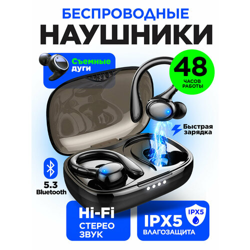 Наушники беспроводные спортивные с шумоподавлением 1750₽