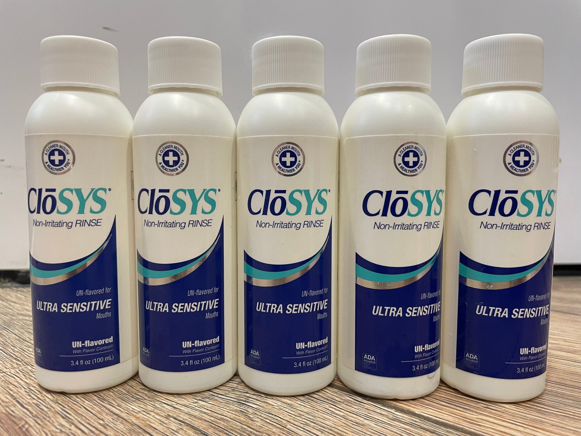 Набор 5 шт. CLOSYS Ultra Sensitive. Ополаскиватель для полости рта. Оригинал. США. 100 мл.