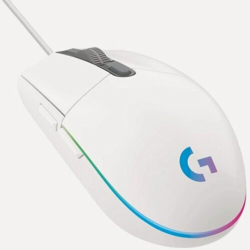 Изображение товара Мышь Logitech Logitech G102 LightSync Gaming Mouse White (910-005809)