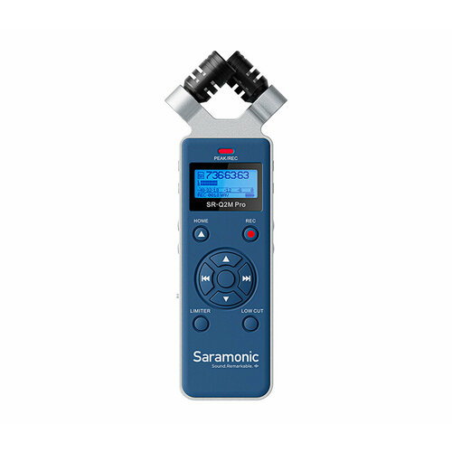 Рекордер Saramonic SR-Q2M Pro, стерео синий