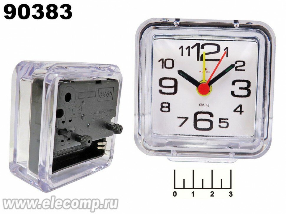 Часы-будильник кварцевые Rubin B1-001