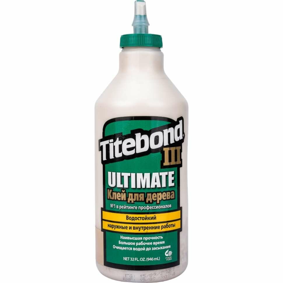 Клей повышенной влагостойкости Titebond III Ultimate 1415