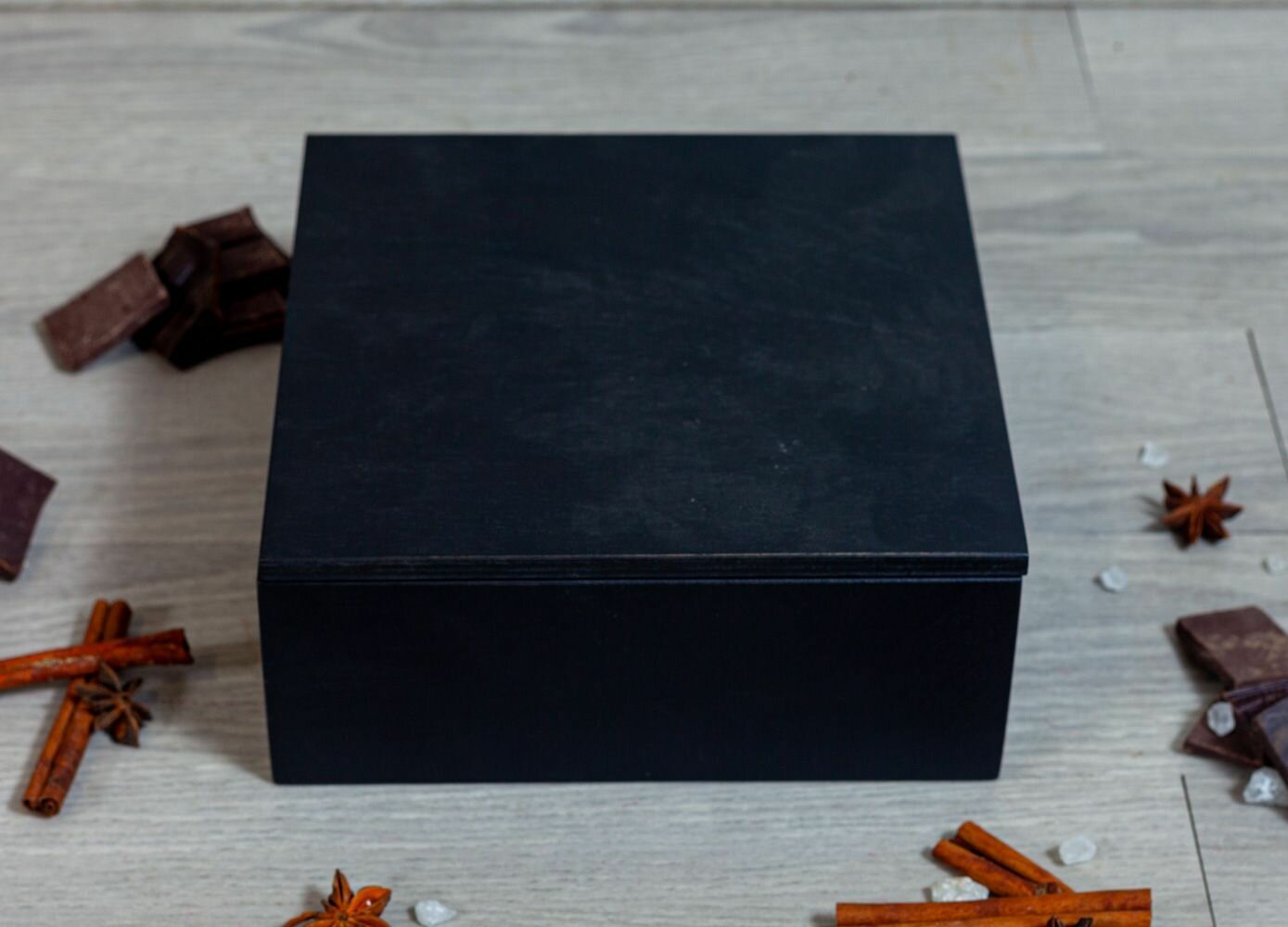 Коробка для шести рюмок чёрная — фото 1