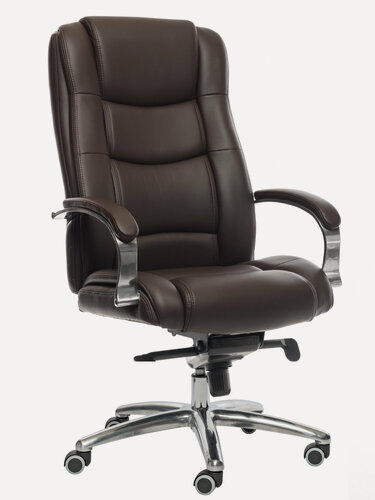 Изображение товара Кресло руководителя офисное Элегант-X-SIZE, экокожа, коричневый