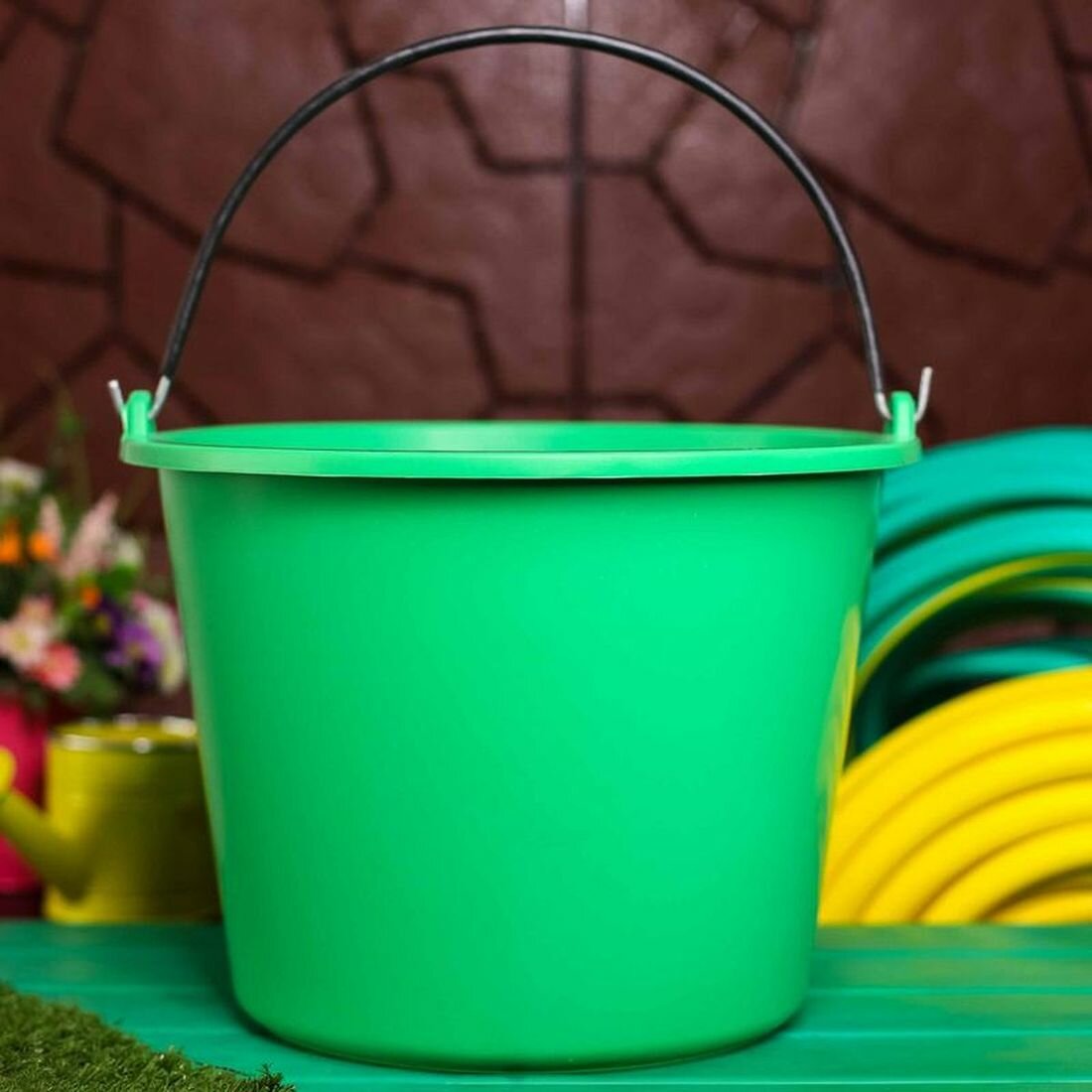 Ведро садовое цветное 20л Plastiko 2681