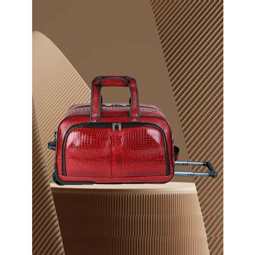 Сумка дорожная TIMSOON, 50 л, 30х30х50 см, ручная кладь, бордовый