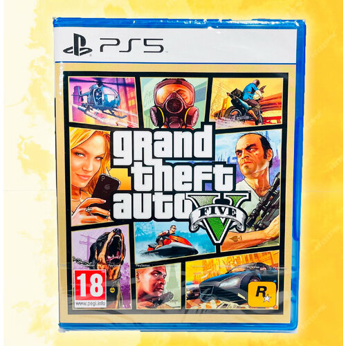 Игра GTA Grand Theft Auto 5 V PS5 Русская Версия Диск на PlayStation 5 2875₽