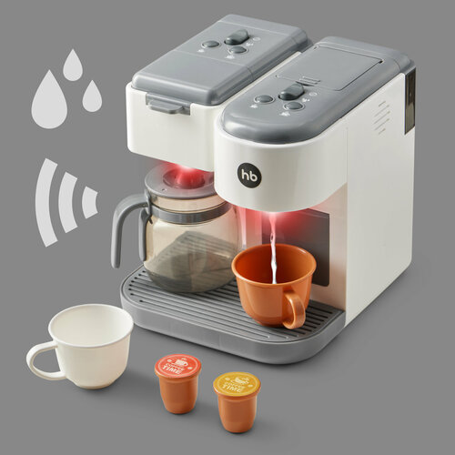 331951 Кофемашина детская игрушечная Happy Baby COFFEE TIME игрушки для девочек и мальчиков 7 предметов белая 3067₽