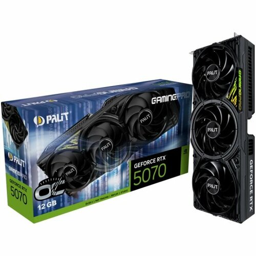 Видеокарта Palit GeForce RTX 5070 GAMINGPRO OC 12G 94400₽