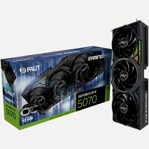 Изображение товара Видеокарта Palit GeForce RTX 5070 GAMINGPRO OC 12G