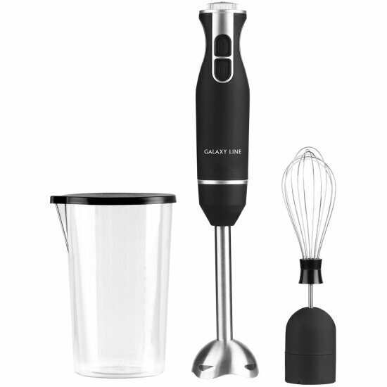 Блендер Galaxy LINE GL 2166 черный/серебристый
