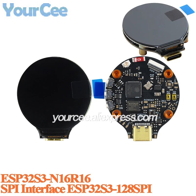 ESP32-TFT модуль экрана 1,28 дюйма Your Cee