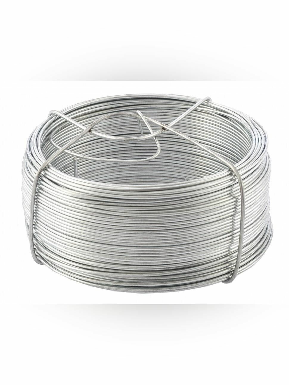 Проволока стальная оцинкованная 1.2 мм длина 50 м Сибртех 47753