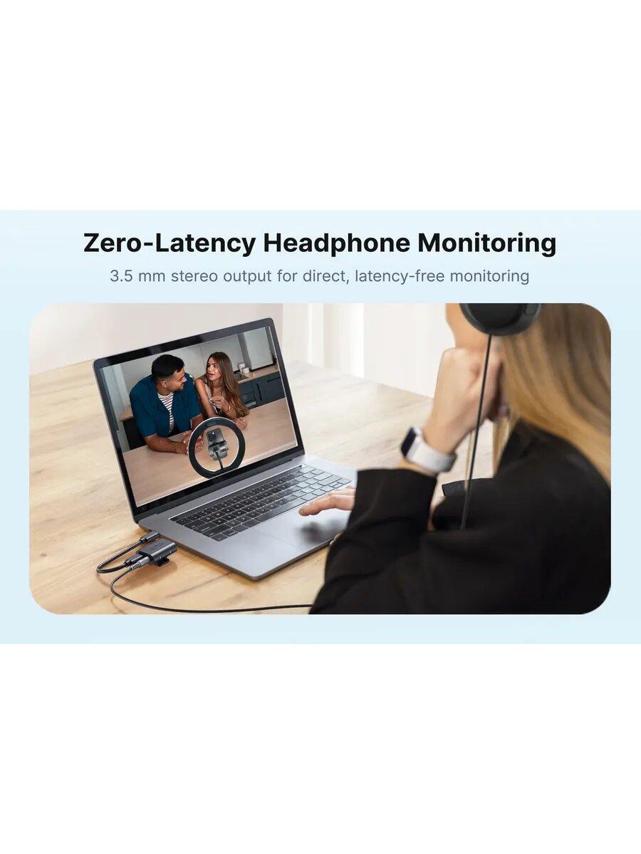 Микрофон BOYA Magic-02 Wireless, шумоподавление, беспроводной, совместим с разными устройствами