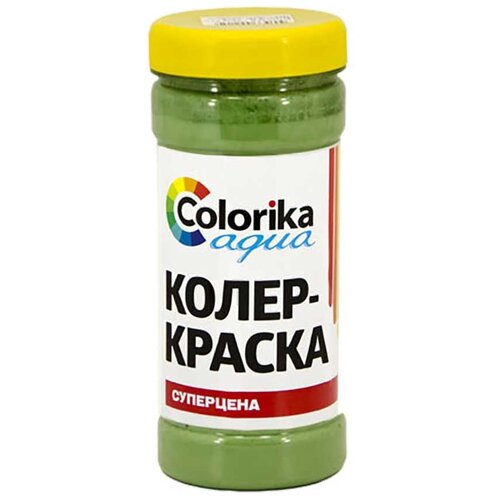 Колеровочная краска Colorika Aqua Колер-краска на водной основе, фисташковый, 0.5 л, 0.5 кг колер краска colorika aqua черная 0 5 кг