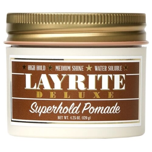 Layrite Помада Superhold Pomade, сильная фиксация, 120 г